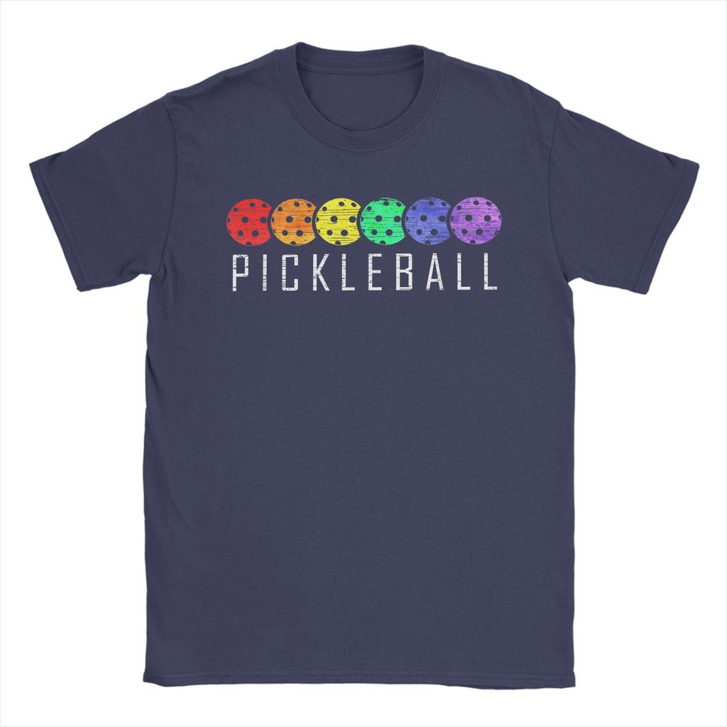 Unisexs TShirt Pickleball Funny Paddle Sports Player Creative 100 Cotton Tees Short Sleeve T Shirt Round Collar Tops Unique