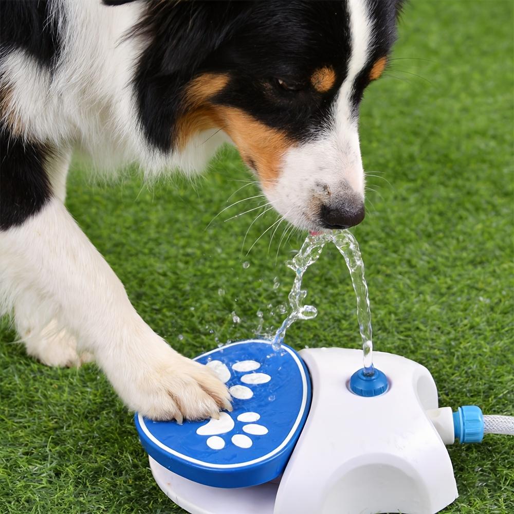 Outdoor Dog Water Dispenser Paw Activated Simple Use Easy Connection Step On Water Fountain with Hose for Lawn for Pets Tools