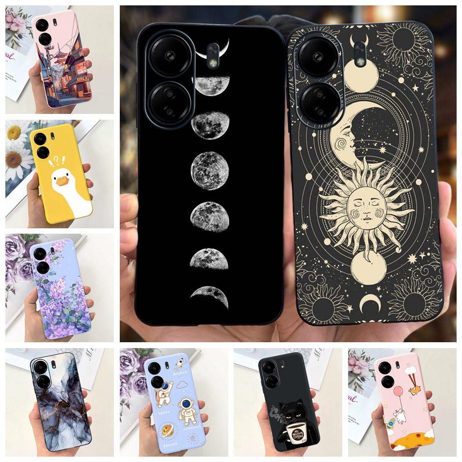Für Xiaomi Redmi 13C 2023 Hülle Mode Mond Weltraum Muster Capa Schlanke Weiche Silikonhülle Für Xiaomi Redmi 12C Hülle Redmi13C Hülle