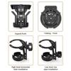 Portabottiglie Universale Pieghevole Portabevande Staffa per Tazza d'Acqua per Moto Bici ATV UTV Scooter