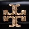 Tory Burch Eleanor Crystal Decorated Calfskin Crossbody Shoulder Bag Women Bags Black 161930-001