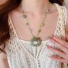 Crystal Bohemian Choker Jewelry Clavicle Necklace Korean Fruit Beaded Necklace  Beach Vacation