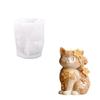 3D Cats Silicone Mould Ideal For Making Scented Candle And Decorative