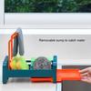 Sink Drain Shelf Kitchen Rod Dustcloth Sponge Storage Organizer Detachable Holder Washable Organization Basket Household