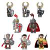 Kinder Bausteine Spielzeug X0348 Mittelalterliche Tempelritter Kaiserlicher Goldener Ritter Kampf Priester Figur