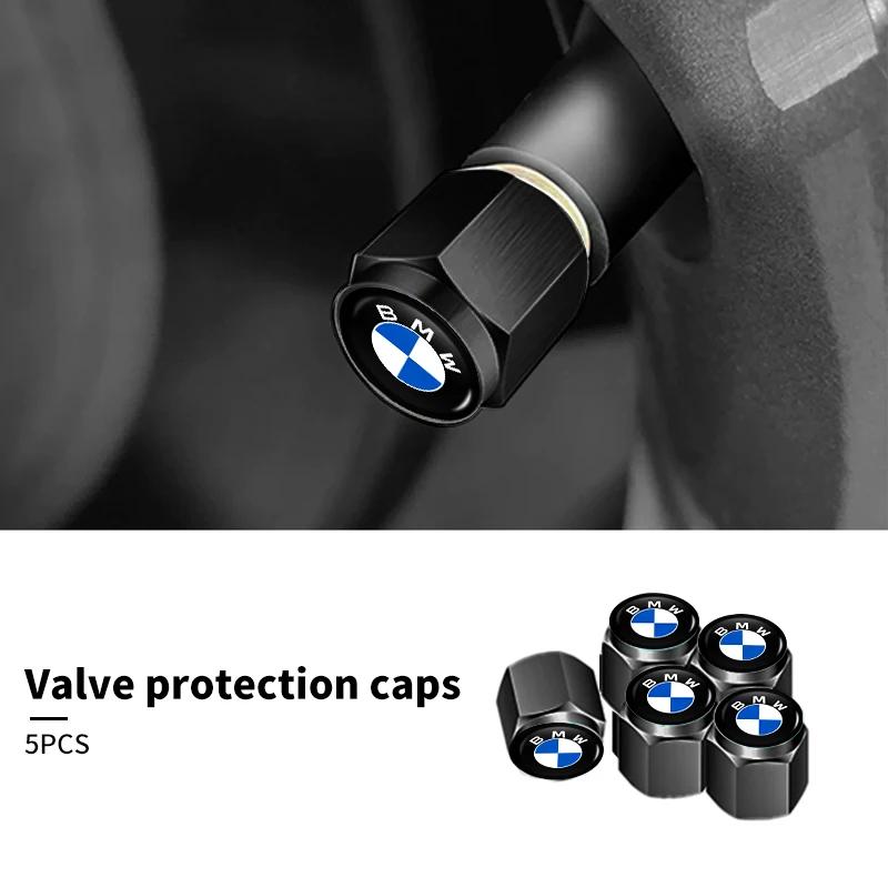 BABD1 For BMW New 4Pcs Car Wheel Tire Valve Caps Air Stem Covers Accessories For BMW E46 E90 E60 F10 E39 F30 E36 F20 E87 E90 E70 E91