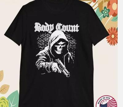 BODY COUNT Band Black Cotton All Size To 5XL Shirt Unisex Unisex T-Shirt