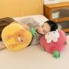 Animal Plush Fruit Toy Fashion Comfort Watermelon Pig Pineapple Bear Gift Doll