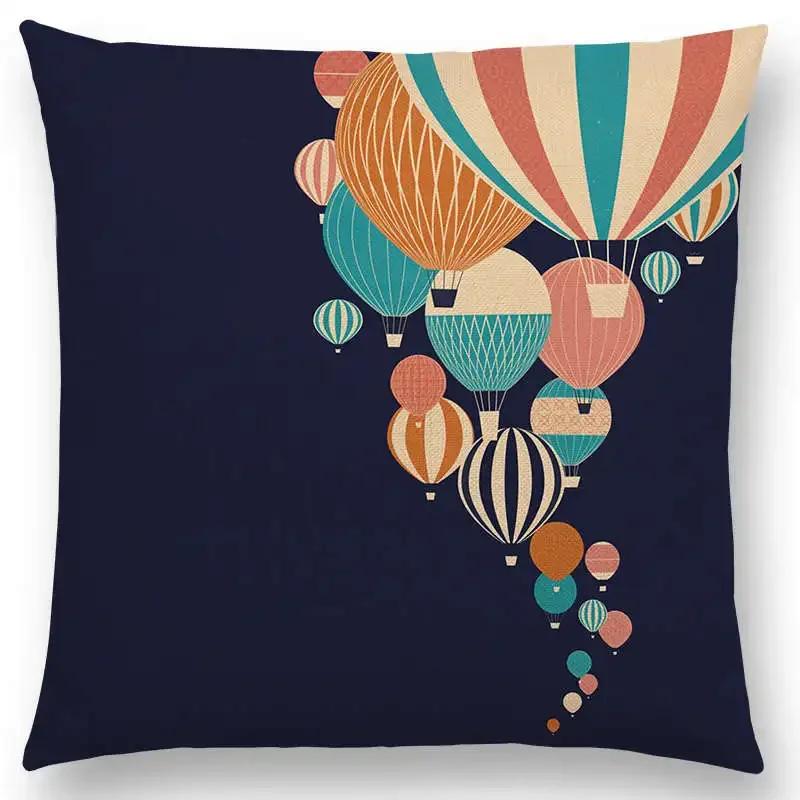 Najnowsze Wspaniałe Kolorowe Ptaki Sztuka Abstrakcyjna Paw Wrona Sowa Orzeł Koliber Poszewka na Poduszkę Sofa Poduszka Dekoracyjna