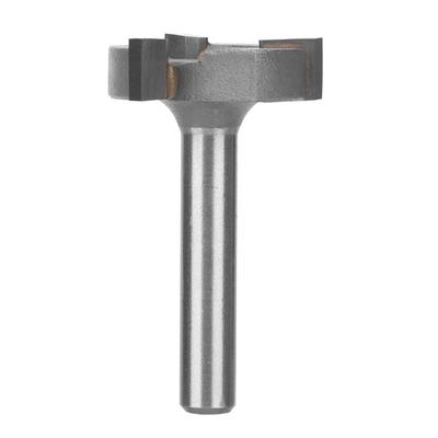 T-Nutfräser 45# Kohlenstoffstahl 3 Schneiden mit Legierungsschneidkopf 6mm Schaft Holzbearbeitungswerkzeug6mm