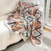 Knitted Bohemian Blanket, Sofa Cover Blanket, Office Air Conditioning Nap Blanket