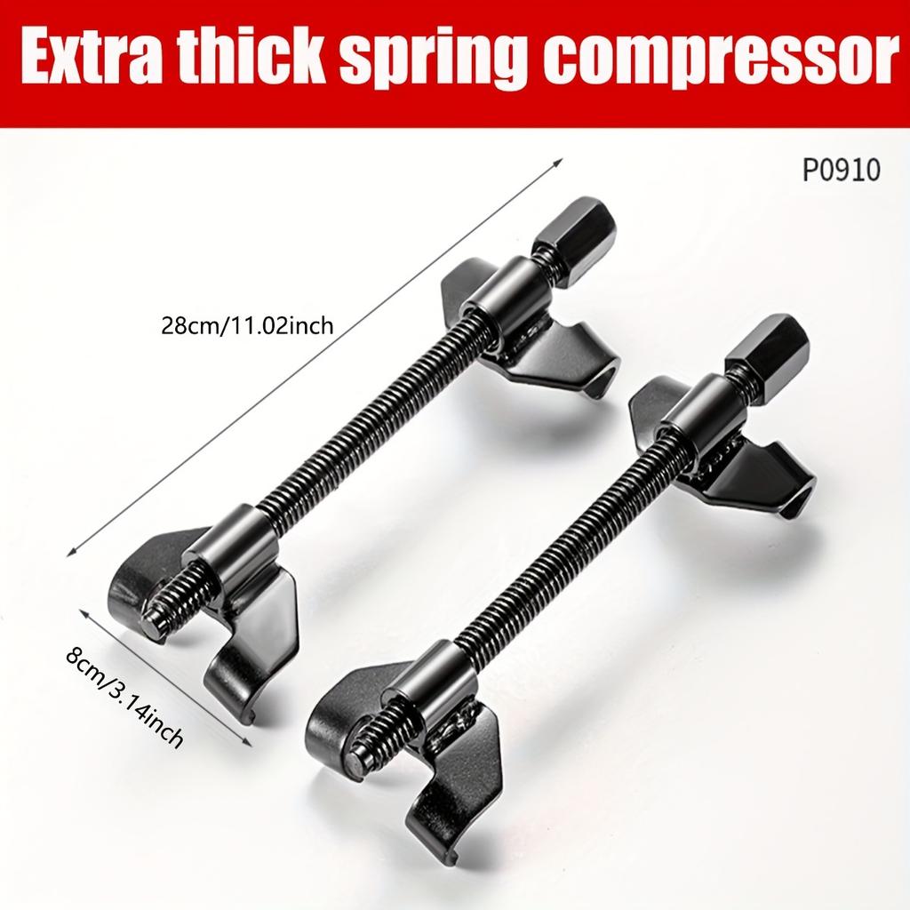 1 Pair 38CM/28CM Car Suspension Spring Compressor Heavy Duty Disassembly and Assembly Tool 1/2" Drive Compress the Coil Spring