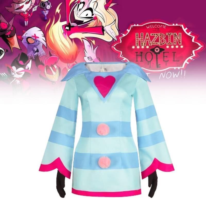 Comfortable Polyester Fizzarolli Cosplay Dress Unisex Anime Game Character Outfit