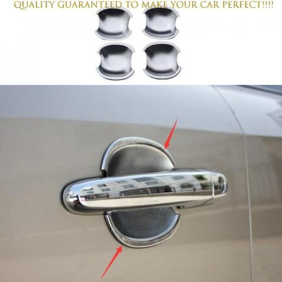 For Hyundai Tucson 2005-2009 Style Chrome Outside Door Bowl Cup Cover Trim 4PCS