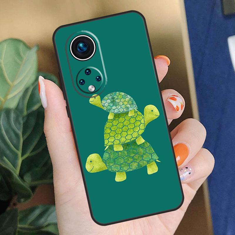 Cute Sea Turtle Case For Honor 200 Pro X9b X9a X8b X8a X8 X9 X9c 50 70 90 Lite Honor Magic 5 6 7 Pro Cover