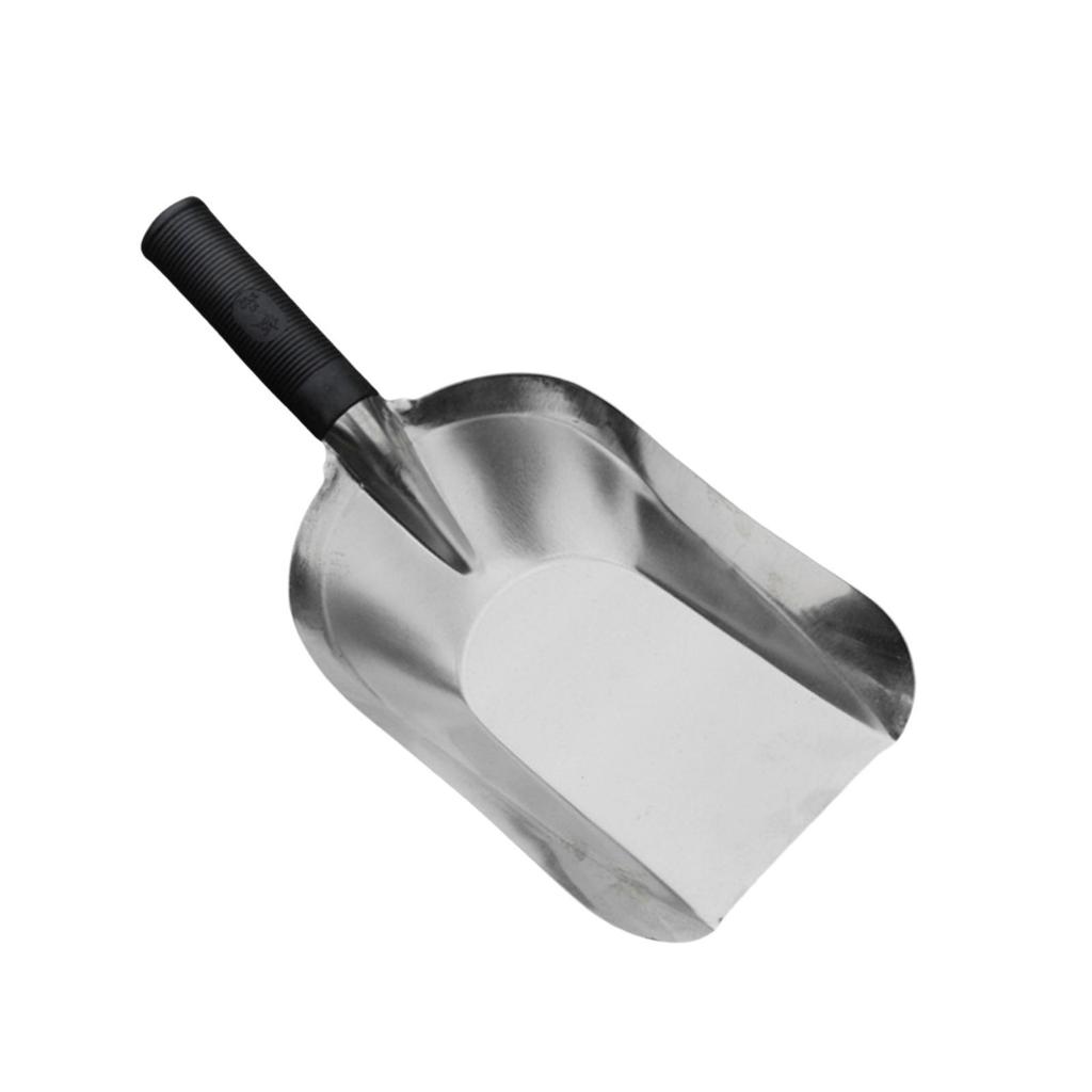 Multipurpose Flat Spoon Garden Shovel Stainless Steel Trowel for Weeding Transplanting and Vegetable Gardening