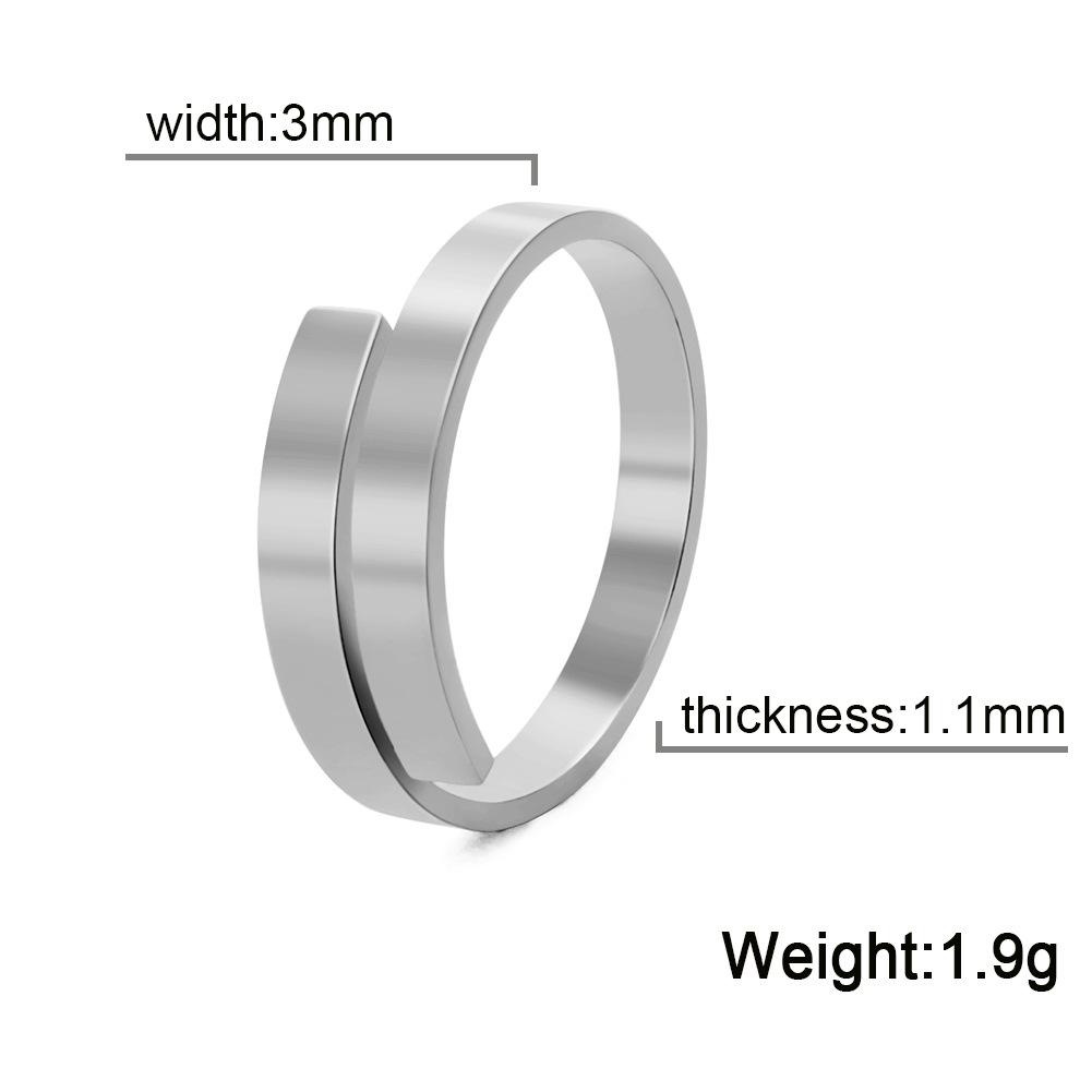 

Регулируемое открытое кольцо спиральное витое 3 мм и 5 мм adjustable open end