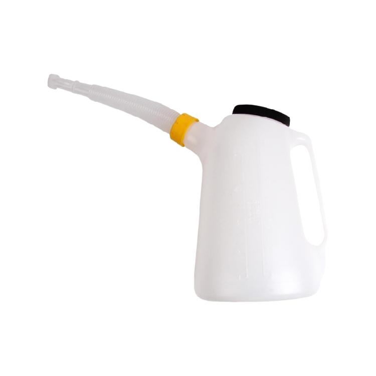 

Spill Proof 5L Graduated Fuel Storage Container Dispenser With Anti Leak Seal Easy Pour Spout For Vehicles And Machinery 5L