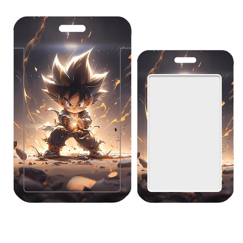 Characters Anime Card Holder Lanyard Keychain ID Credit Bus Card Cover Hang Rope Lariat Lanyard Key Rings Fans Gifts