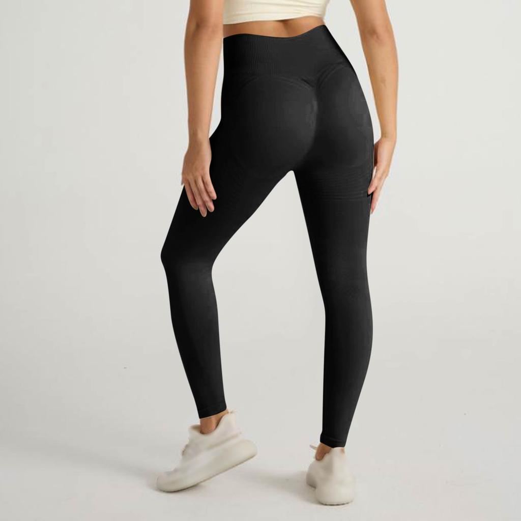 Women's Casual Seamless Hip Lifting Fitness Pants With Tight Fit And High Waist, Seach Hip Yoga Pants