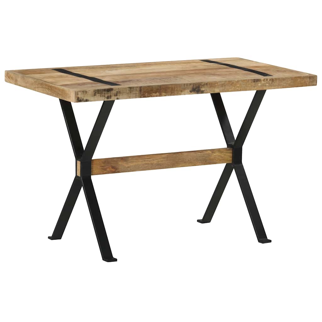 Dining Table 120 x 60 x 76 cm Rough Mango Wood