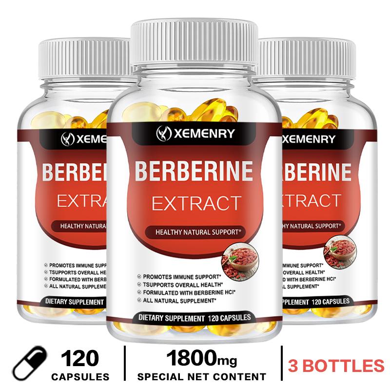 Xemenry - 1800 mg Berberine Hydrochloride - Heart Health and Immune System