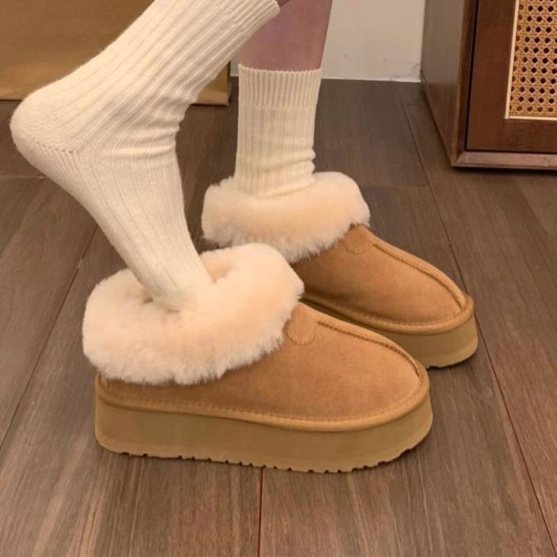 

Женские большого размера на толстой подошве, с мягкой подошвой, зимние теплые меховые ботинки-дутики, утепленные подкладкой, ботильоны, нескользящие, для пеших прогулок, спортивные, хлопковые ботинки 40 малиновый