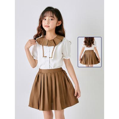 Uniform Summer Style School Uniform Elementary School Class Uniform Set Recitation Competition Costume Children's Choir Uniform Performance Costume