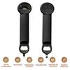 1Pc/2Pcs Beer Openers Retractable Design Adjustable Caliber Non-slip Sturdy Multifunctional Save Effort Magnetic Sucking Stainless Steel Jar