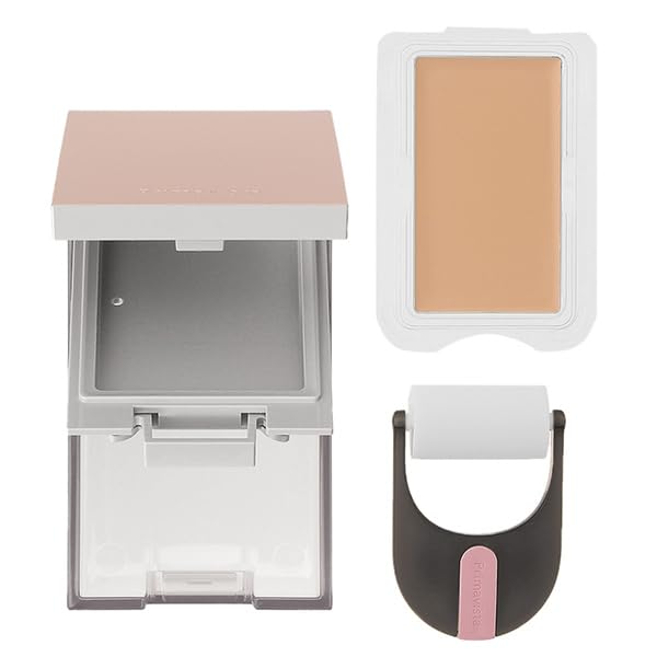 Kao Sofina Primavista Day Treatment Balm Roller Type SPF14 10g with Case Cushion Foundation Beige Ocher 01 [Set] PA++ [Item]