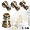 4pcs Garden Hose Quick Connect Brass Connectors M22 Female & M24 Male Threaded
