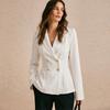 Herbst Neuer Damen-Langarm-Blazer, Elegante Lässige Oberbekleidung Für Europäische Amerikanische Mode