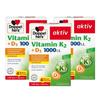 Doppelherz Vitamín K2 100 mcg D3 1000 IU Mini Tablety K2 D3 3 ks 120 Tablet