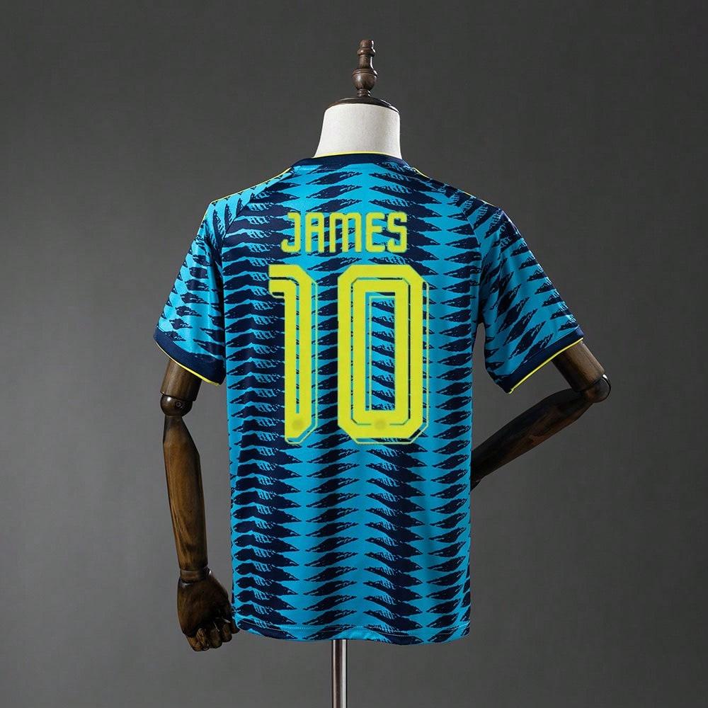 Hengyuan45 2026 Wereldbeker Colombia Uit Voetbalshirt, Sneldrogend Ademend Sportshirt, Fanversie Korte Mouwen Trainingsshirt XL