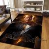Dwayne Johnson Movie Carpets and Rug Black Adam Carpet Floor Mat Living Room Bedroom Large Area Soft Carpet Kids Room Rug