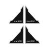 4Pcs Car Door Corner Anti-collision Protective Covers Stickers For KIA Ceed EV6 RIO Stonic K9 Sorento Stinger Niro Cadenza Soul ulsap11