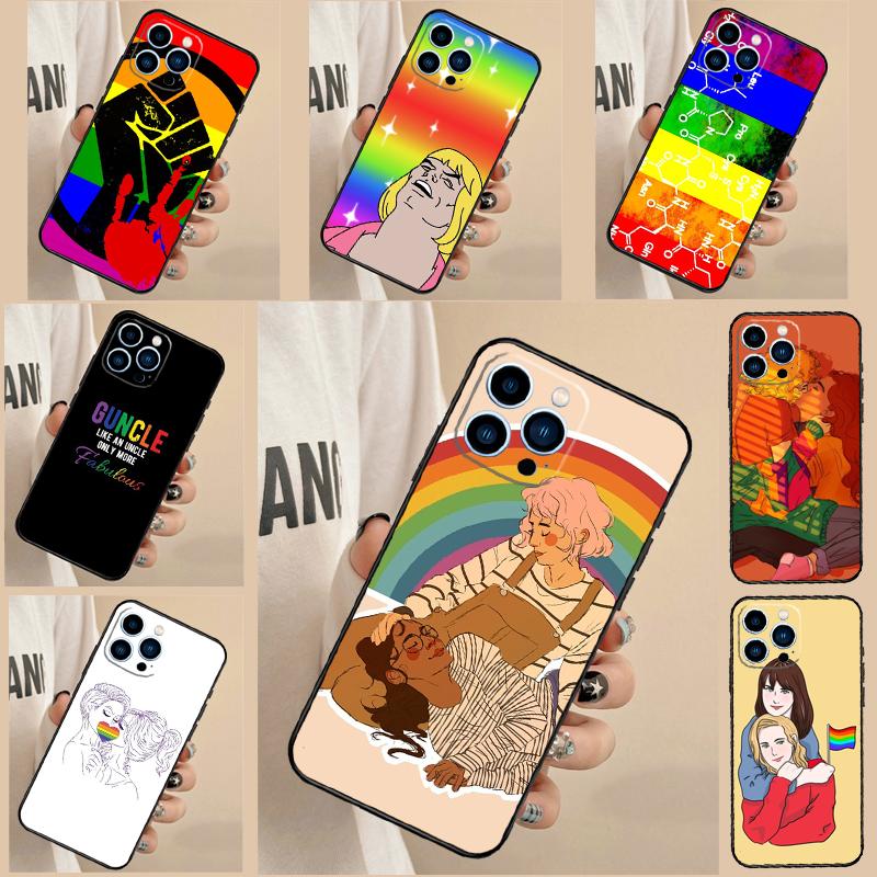 Rainbow Lesbian Pride Gay LGBT Case For Xiaomi 15 Ultra 14 13 13T 14T 15T 17 Pro Max POCO X7 Pro X3 X5 X6 F5 F6 F7 Cover