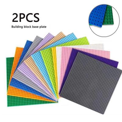 2 Stück Grundplatte 32*32 32*16 Noppen Klassische Figuren Bausteine Platten Steine Grundplatte Blöcke Kinderspielzeug Für Kinder Geschenke