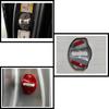 Car Sticker 2025 New Tesla 4pcs/set 3D Car Door Lock Cover Emblem Sticker for Tesla 2017-2019 Model 3 2019 Model X Protector Bad