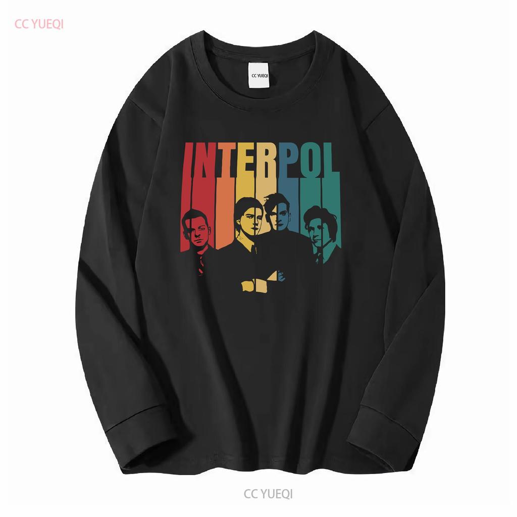 Interpol T Shirt GifT Idea Classic Graphic Rock Band Vintage Washed Slightly Stylish Comfortable Breathable Fashion Versatile