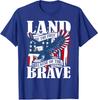 America Eagle Land of the Free Because of the Brave Unisex T-Shirt