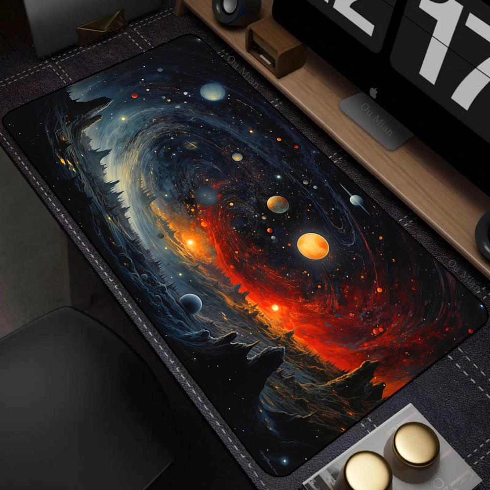 XXL Mouse Pad Anime Natural Scenery Mousepad Large Teclado Mousepad Pc Keyboard Gaming Table Mats Laptop 900x400 Mouse Mat
