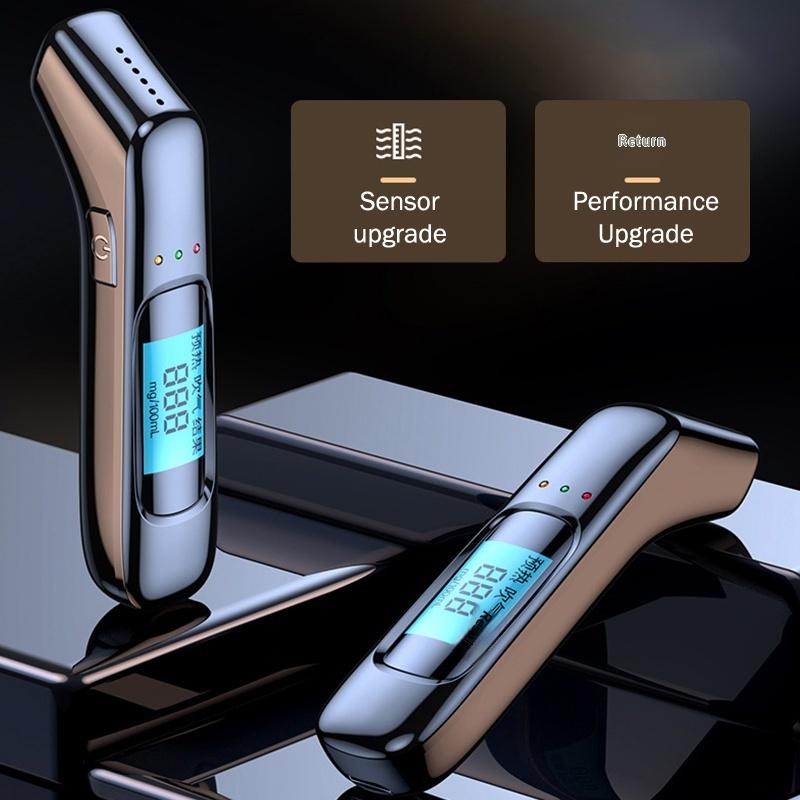 Portable Breathalyzer Professional Breath Alcohol Tester Lcd Display Detector For Drunk Driving Car Electronics Alcohol Test