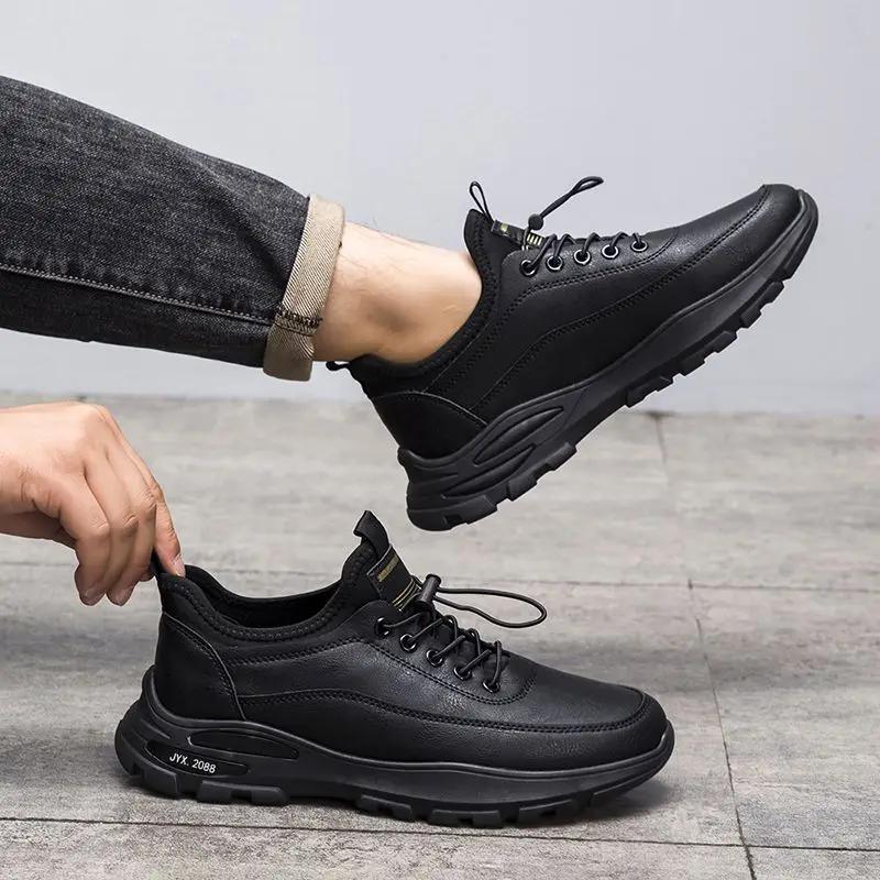 Lace Up Anti Slip Male Winter Shoes Waterproof Men's Snow Boots Warm Cold Proof Original Deals Casual Brands Outdoor Hiking Work