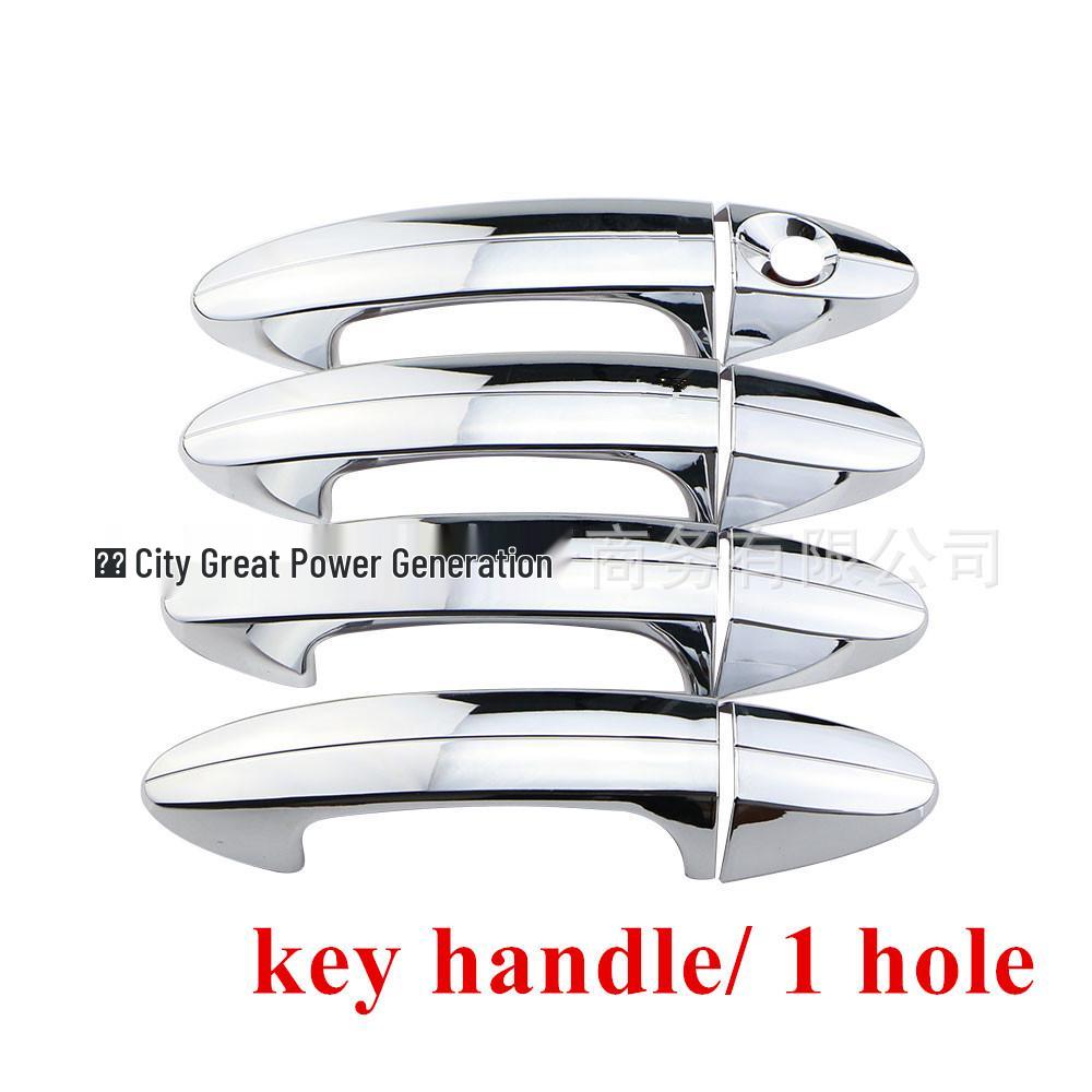 Scratch-Resistant Chrome Outer Door Handle Protectors for Ford EcoSport & Fiesta (2013, 2017, 2018-2020)