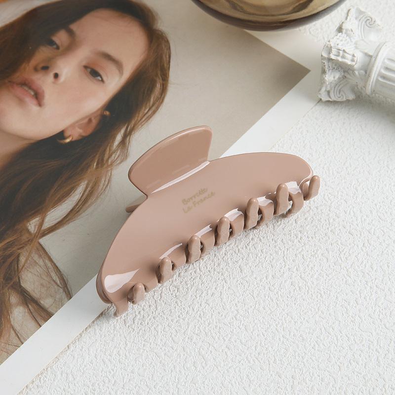Women Exquisite Elegant hair Claws Shark hair Clips Large Acetate Trendy Girls Hair Accessories Temperament Hair Claw