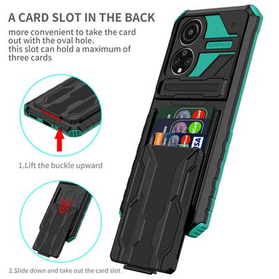 For Huawei Honor X7 X8 X9 Case Shockproof Armor Card Slot Kickstand Protection Cover For Honor X30i Phone Cases