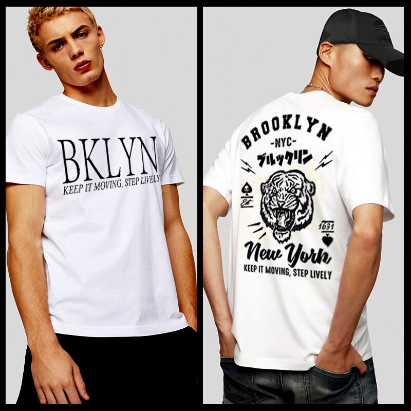 

Brooklyn New York T-Shirt NYC East NY do or die 90s hip hop Japanese kanji tee 4XL