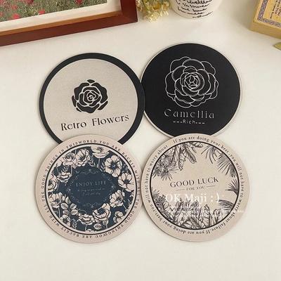 1pc Anti Slip Silicone Coaster with Heat Insulation High Temperature Resistance Heat Resistance Water Resistance Heat