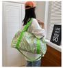 Multifunctional Yoga and Sports Travel Bag with Dry/Wet Separation, Large Capacity, and Trolley-Ready Design.